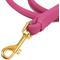 Show in main carousel: OOPSDOGGY Outdoor Rolled Leather Reflective Walking Running Dog Leash, Pink, Small: 6-ft long, 3/8-in wide slide 5 of 8