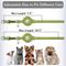Show in main carousel: OOPSDOGGY Indoor & Outdoor Non Breakaway AirTag Holder Cat Collar with Bell, Olive Green, 8 to 11-in neck, 1/2-in wide slide 5 of 9
