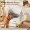 Show in main carousel: YIZFERN Open-Top Self Cleaning Cat Litter Box, White/Wooden, 22-in slide 4 of 10