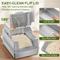 Show in main carousel: YIZFERN XXX-Large Covered Cat Litter Box, Light Gray, 28-in slide 5 of 9