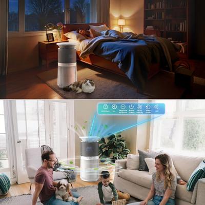 Show full view: YIZFERN 5-in-1 Deodorizer Pet Air Purifier slide 7 of 9