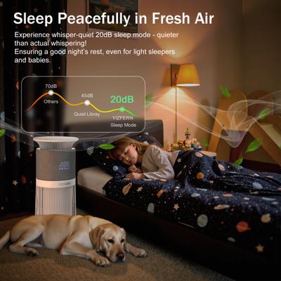 Show full view: YIZFERN 5-in-1 Deodorizer Pet Air Purifier slide 6 of 9