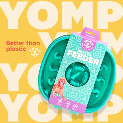 Show full view: Yomp BetterFeeder Slow Feed Dog Bowl, 3-cup slide 2 of 5