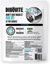Dinovite Triple Action Oral Care Dog Dental Chew Treats, Tiny, 19-oz, 60 count slide 2 of 9