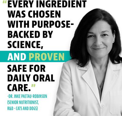 Show full view: Dinovite Triple Action Oral Care Dog Dental Chew Treats, Tiny, 19-oz, 60 count slide 10 of 10