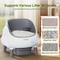 Show in main carousel: YIZFERN Open-Top Self Cleaning Cat Litter Box, White/Gray, 22-in slide 3 of 10