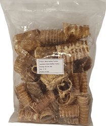 Advance Pet Product Water Buffalo Trachea Bites Natural Dog Chew Treats, 1-lb bag