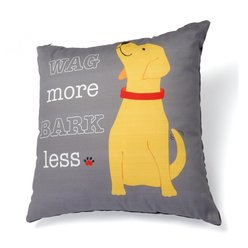 Up Country Wag More Bark Less Pillow