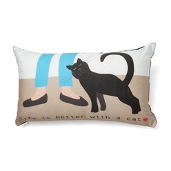 Up Country Life is Better with a Cat Pillow