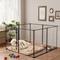 Show in main carousel: BingoPaw 8 Panels Indoor Acrylic Transparent Whelping Exercise Fence Dog Playpen, Black, X-Large slide 7 of 10