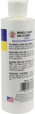 Show full view: Miracle Care Ear Cleaner Step 2 for Dogs & Cats, 8-fl oz bottle slide 3 of 10