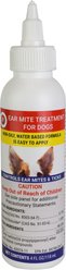 Miracle Care Ear Mite Treatment Kit for Dogs, 4-fl oz bottles, 1 count
