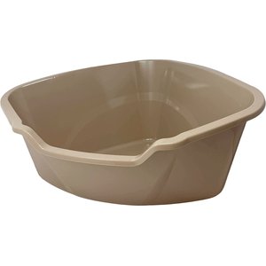 Van Ness Pets High Side Corner Cat Litter Box, Beige