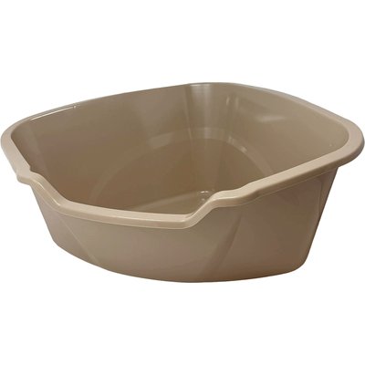 Van Ness Van Ness Pets High Side Corner Cat Litter Box, Beige