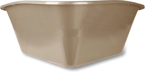 Show full view: Van Ness Pets High Side Corner Cat Litter Box, Beige slide 3 of 9
