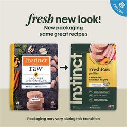 Instinct Raw Frozen Adult Patties Grain-Free Cage-Free Chicken Recipe Dog Food, 6-lb bag slide 2 of 8
