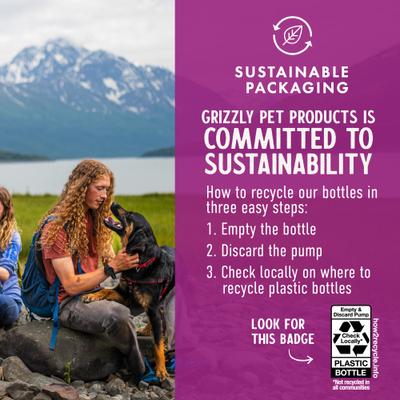 Show full view: Grizzly Krill Oil Health Supplement for Dogs & Cats, 8-fl oz bottle slide 9 of 12