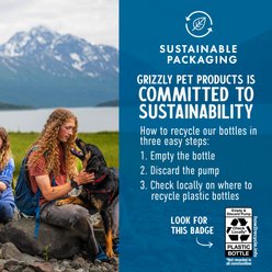 Grizzly Pollock Oil Dog Food Supplement, 64-fl oz bottle slide 2 of 9