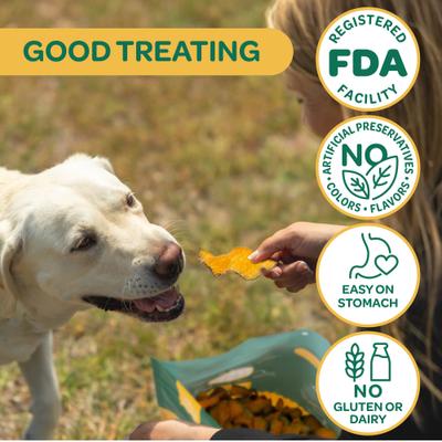 Show full view: Wholesome Pride Pet Treats Pumpkin Slices Dehydrated Dog Treats, 10-oz bag slide 5 of 9