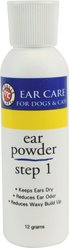 Miracle Care Step 1 Ear Care, Ear Powder for Dogs & Cats, 12-g bottle