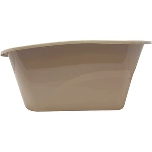 Van Ness Pets High Side Corner Cat Litter Box, Beige