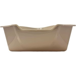 Van Ness Pets High Side Corner Cat Litter Box, Beige