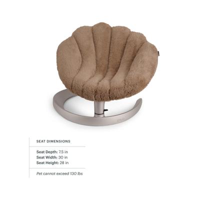Show full view: Tavo Pets Shell Swaying Lounger Dog & Cat Bed, Caramel slide 9 of 10