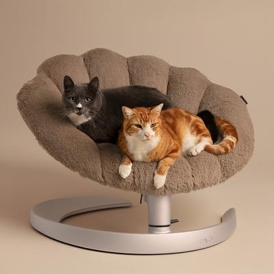 Show full view: Tavo Pets Shell Swaying Lounger Dog & Cat Bed, Caramel slide 7 of 10