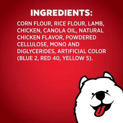 Show full view: PupCorn Crunchin Bones Lamb & Chicken Flavor Crunchy Dog Treats, 30-oz tub slide 7 of 9