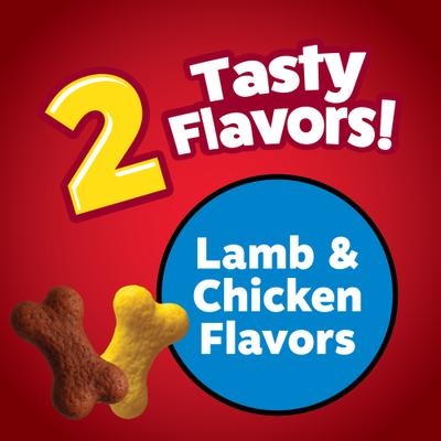 Show full view: PupCorn Crunchin Bones Lamb & Chicken Flavor Crunchy Dog Treats, 30-oz tub slide 5 of 9