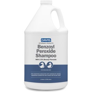 Davis Benzoyl Peroxide Dog & Cat Shampoo, 1-gal bottle