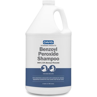 Davis Davis Benzoyl Peroxide Dog & Cat Shampoo, 1-gal bottle