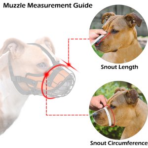 OOPSDOGGY Adjustable Nylon Metal Reflective Mask Secure Wire Basket Pitbull Dog Amstaff Soft Cage Muzzle, Green