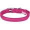 Show in main carousel: OOPSDOGGY Soft Rolled Leather Dog Collar, Pink, Large: 14 to 18-in neck, 9/16-in wide slide 6 of 7