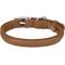 Show in main carousel: OOPSDOGGY Soft Rolled Leather Dog Collar, Brown, X-Large: 17 to 21-in neck, 3/4-in wide slide 7 of 8