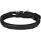Show in main carousel: OOPSDOGGY Soft Rolled Leather Dog Collar, Black, Medium: 12 to 15-in neck, 9/16-in wide slide 6 of 7