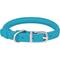 Show in main carousel: OOPSDOGGY Soft Rolled Leather Dog Collar, Blue, Large: 14 to 18-in neck, 9/16-in wide slide 7 of 8