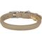 Show in main carousel: OOPSDOGGY Soft Rolled Leather Dog Collar, Beige, XX-Small: 7 to 9-in neck, 3/8-in wide slide 7 of 8