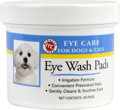 Miracle Care Sterile Eye Wash Pads for Dogs & Cats, 90 count