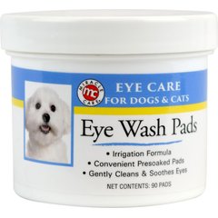 Miracle Care Sterile Eye Wash Pads for Dogs & Cats, 90 count