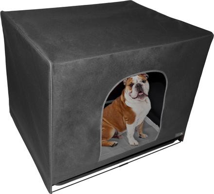 Show full view: Pet Gear Pro Pawty FreeStanding Cat Litter Box Enclosure, Soft Charcoal, Large slide 2 of 4