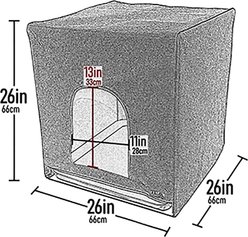 Pet Gear Pro Pawty FreeStanding Cat Litter Box Enclosure, Espresso, Medium slide 2 of 6