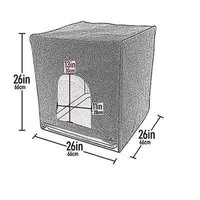 Show full view: Pet Gear Pro Pawty FreeStanding Cat Litter Box Enclosure, Espresso, Medium slide 6 of 6