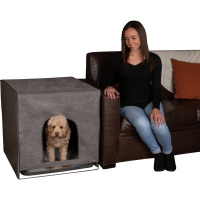 Pet Gear Pet Gear Pro Pawty FreeStanding Cat Litter Box Enclosure, Soft Charcoal, Medium