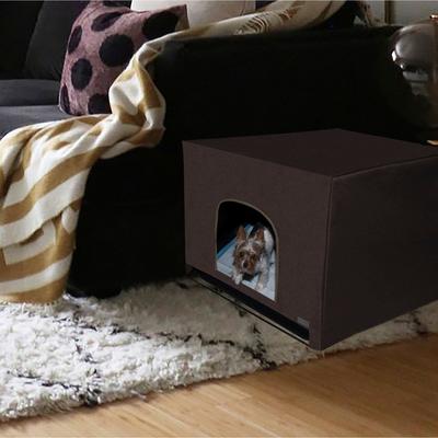 Show full view: Pet Gear Pro Pawty FreeStanding Cat Litter Box Enclosure, Espresso, Medium slide 3 of 6