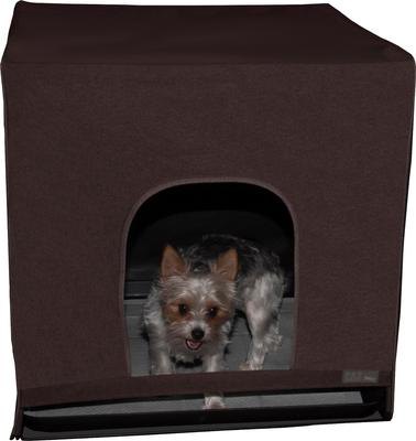 Show full view: Pet Gear Pro Pawty FreeStanding Cat Litter Box Enclosure, Espresso, Medium slide 2 of 6