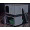 Show in main carousel: Pet Gear Pro Pawty Space-Saver Cat Litter Box Enclosure, Soft Charcoal slide 2 of 6