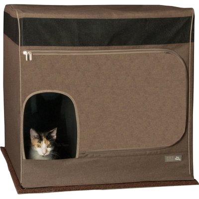 Pet Gear Pet Gear Pro Pawty Zippered Cat Litter Box Enclosure, Expresso