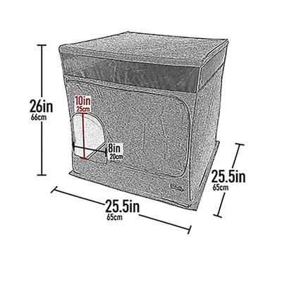 Show full view: Pet Gear Pro Pawty Zippered Cat Litter Box Enclosure, Expresso slide 6 of 6