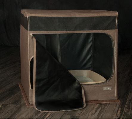 Show full view: Pet Gear Pro Pawty Zippered Cat Litter Box Enclosure, Expresso slide 3 of 6